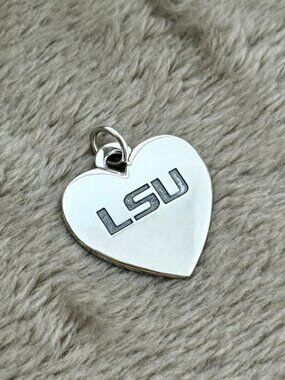 Louisiana State University Classic Heart Charm